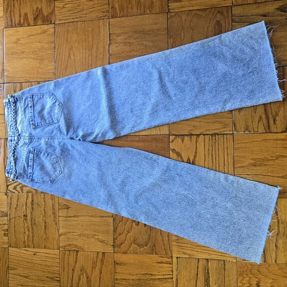 Kensie "The Carla" High-Rise Wide Leg Jeans w/ Removable Braided Belt | Size 2/2 - Picture 12 of 16